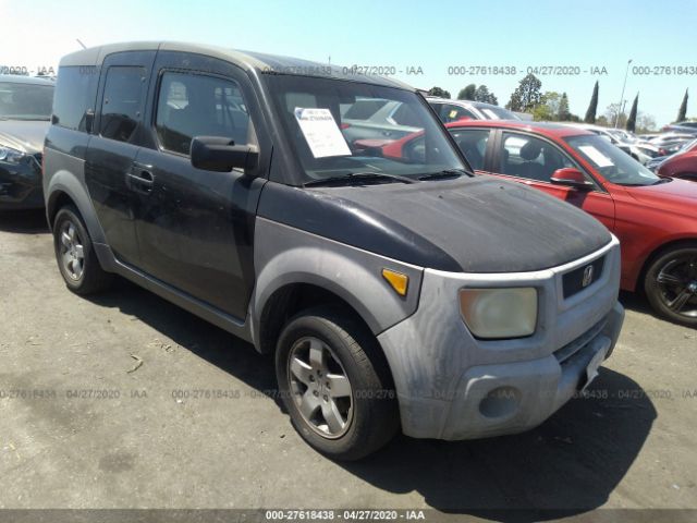 5J6YH18673L021290 - 2003 HONDA ELEMENT EX Black photo 1