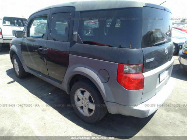 5J6YH18673L021290 - 2003 HONDA ELEMENT EX Black photo 3