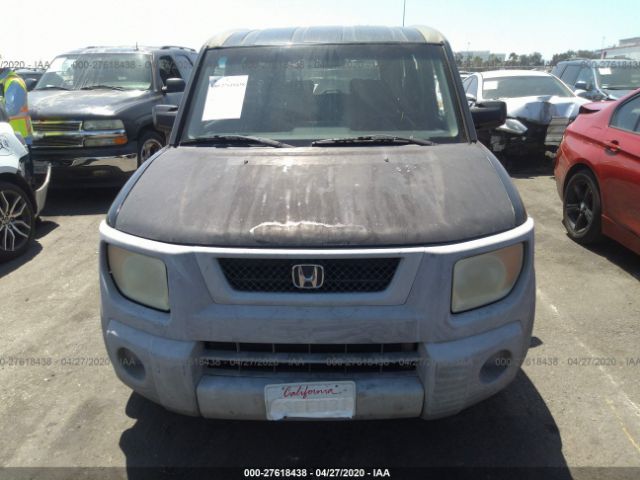 5J6YH18673L021290 - 2003 HONDA ELEMENT EX Black photo 6