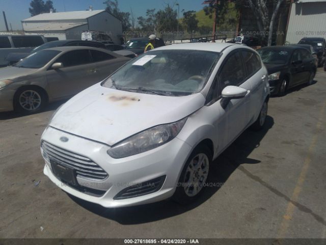 3FADP4EJ6EM212708 - 2014 FORD FIESTA SE White photo 2