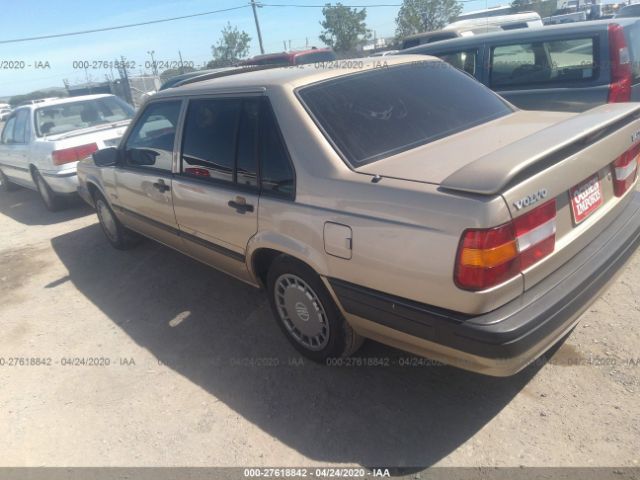 YV1JS8813N1053328 - 1992 VOLVO 940 GL Gold photo 3