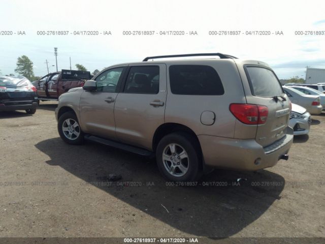 5TDZT64A89S000696 - 2009 TOYOTA SEQUOIA SR5 Beige photo 3