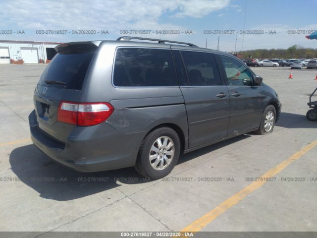 5FNRL38657B458749 - 2007 HONDA ODYSSEY EXL Gray photo 4