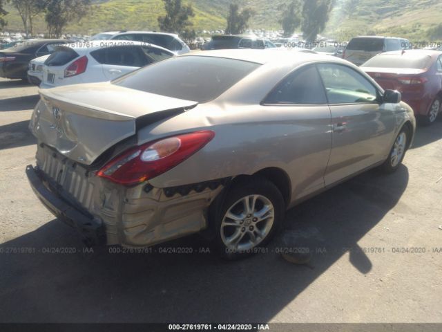 4T1CE38P36U628763 - 2006 TOYOTA CAMRY SOLARA SE/SLE Gold photo 4