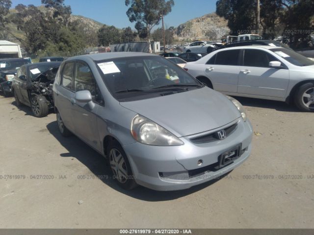 JHMGD38457S035108 - 2007 HONDA FIT  Gray photo 1