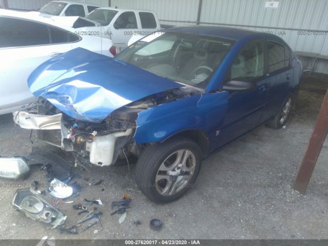 1G8AK54FX3Z182231 - 2003 SATURN ION LEVEL 3 Blue photo 2