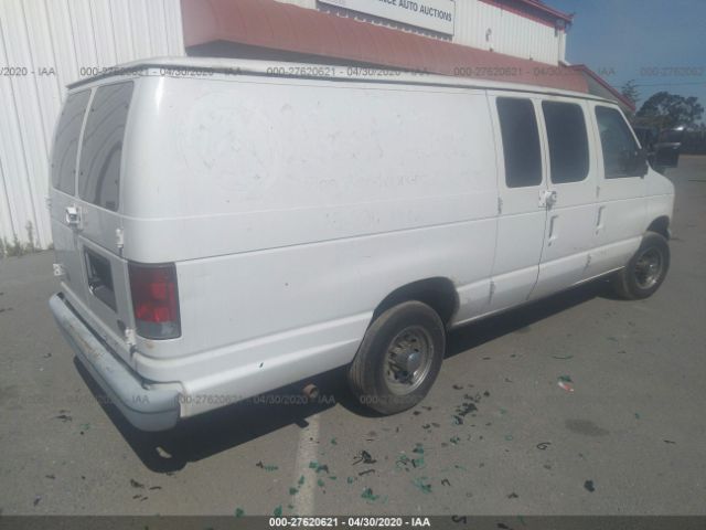 1FTPS2422WHB48693 - 1998 FORD ECONOLINE E250 SUPER DUTY VAN White photo 4