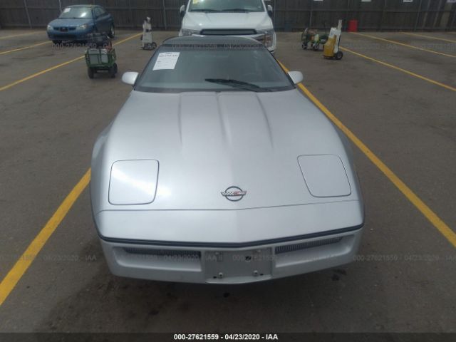 1G1AY0789E5133691 - 1984 CHEVROLET CORVETTE  Silver photo 6