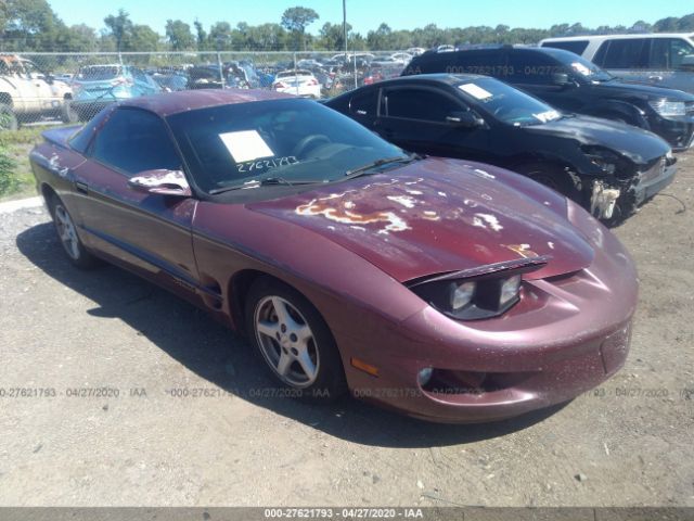 2G2FS22K4Y2162856 - 2000 PONTIAC FIREBIRD  Red photo 1