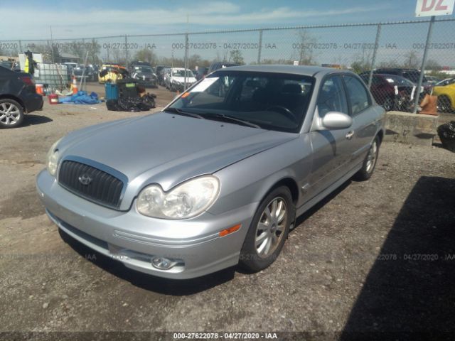 KMHWF35H34A997130 - 2004 HYUNDAI SONATA GLS/LX Silver photo 2