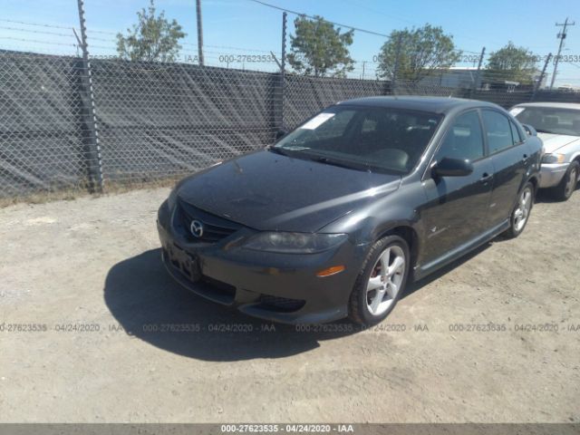 1YVHP84D445N55482 - 2004 MAZDA 6 S Gray photo 2