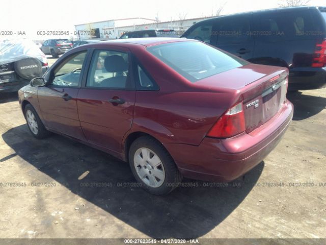 1FAFP34NX6W172626 - 2006 FORD FOCUS ZX4 Red photo 3