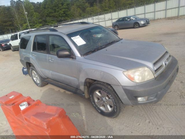 JTEZT14R730001479 - 2003 TOYOTA 4RUNNER SR5/SPORT Silver photo 1