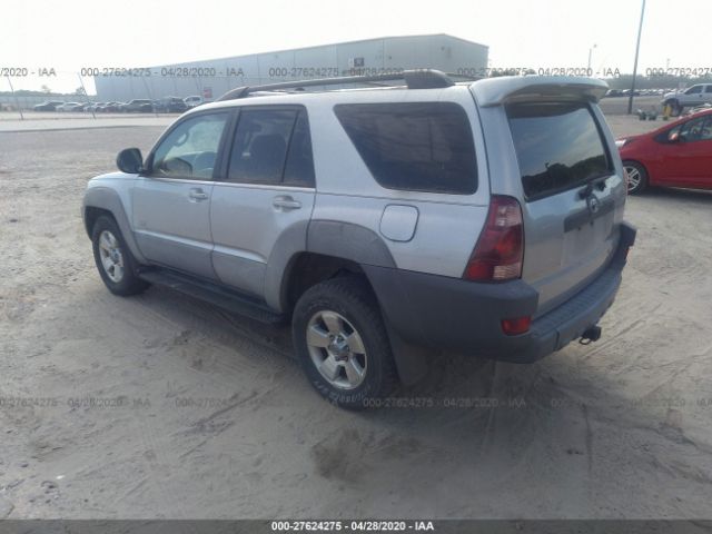 JTEZT14R730001479 - 2003 TOYOTA 4RUNNER SR5/SPORT Silver photo 3