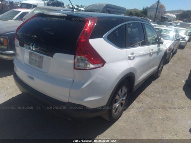 5J6RM3H75CL014004 - 2012 HONDA CR-V EXL White photo 4