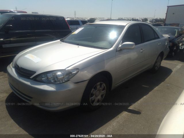 JTDBE32K430181859 - 2003 TOYOTA CAMRY LE/XLE Silver photo 2