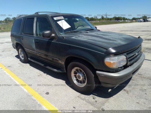 1FMZU34E0WZB41444 - 1998 FORD EXPLORER  Green photo 1