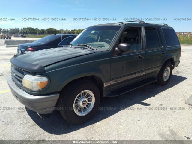 1FMZU34E0WZB41444 - 1998 FORD EXPLORER  Green photo 2