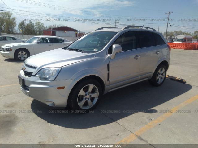 3GNAL4EK7ES661741 - 2014 CHEVROLET CAPTIVA LTZ Silver photo 2