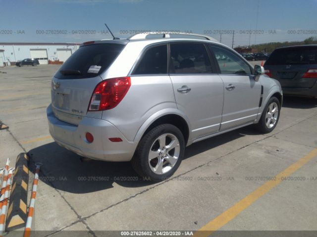 3GNAL4EK7ES661741 - 2014 CHEVROLET CAPTIVA LTZ Silver photo 4