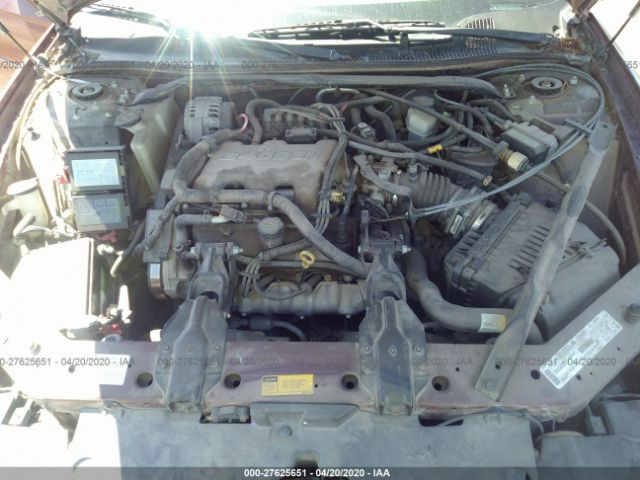 2G1WW12E019303688 - 2001 CHEVROLET MONTE CARLO LS წითელი ფოტო 10