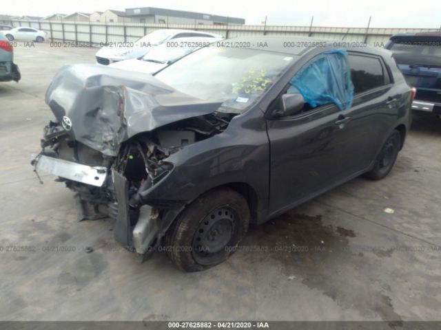 2T1KU40E69C099457 - 2009 TOYOTA COROLLA MATRIX  Gray photo 2