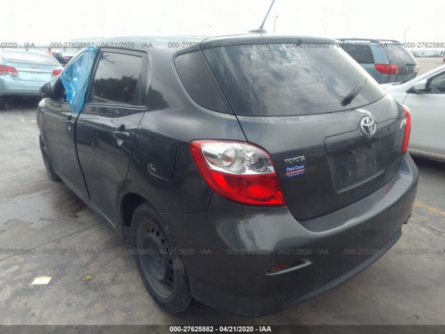 2T1KU40E69C099457 - 2009 TOYOTA COROLLA MATRIX  Gray photo 3