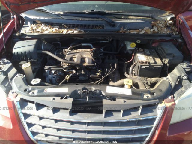 2A8HR54P98R722252 - 2008 CHRYSLER TOWN & COUNTRY TOURING Red photo 10