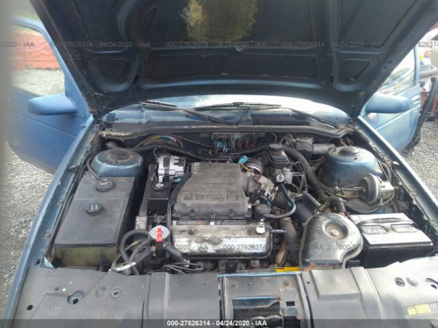 1G1LT51W8JY531382 - 1988 CHEVROLET CORSICA  Blue photo 10