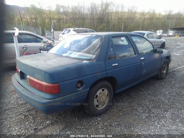 1G1LT51W8JY531382 - 1988 CHEVROLET CORSICA  Blue photo 4