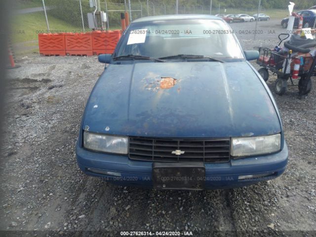 1G1LT51W8JY531382 - 1988 CHEVROLET CORSICA  Blue photo 6