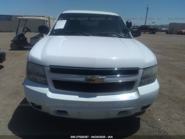 1GNEC03098R224813 - 2008 CHEVROLET TAHOE C1500 POLICE/SPCL SVC White photo 6