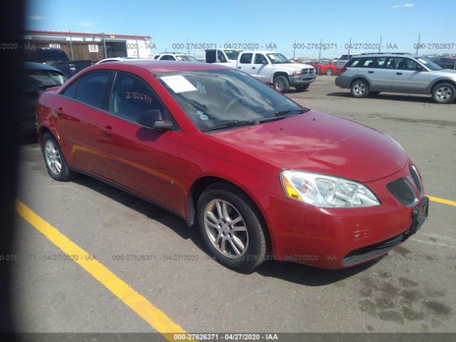 1G2ZF57B064164879 - 2006 PONTIAC G6 SE Red photo 1