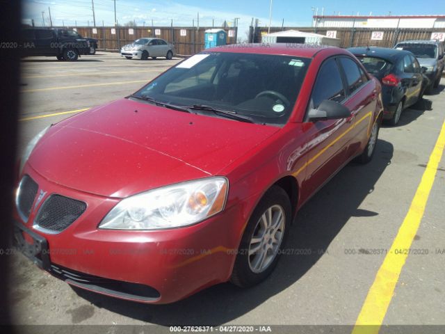 1G2ZF57B064164879 - 2006 PONTIAC G6 SE Red photo 2