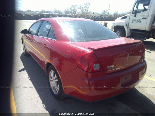 1G2ZF57B064164879 - 2006 PONTIAC G6 SE Red photo 3