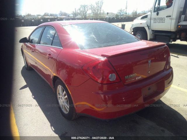 1G2ZF57B064164879 - 2006 PONTIAC G6 SE Red photo 6