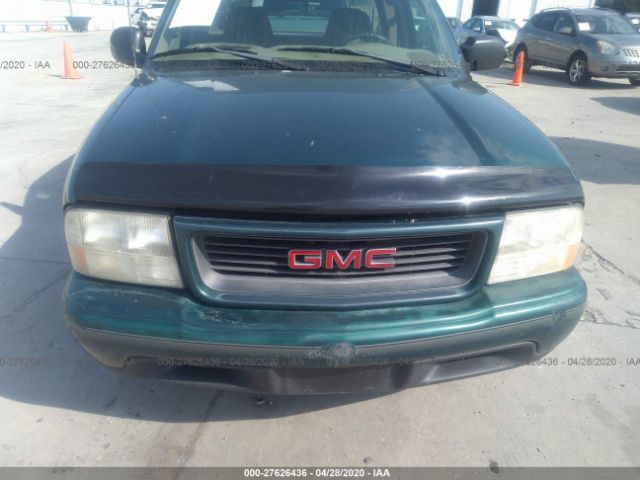 1GTCS1948W8508200 - 1998 GMC SONOMA  Green photo 6