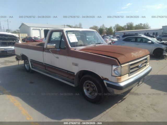 1FTDF15YXLLA65462 - 1990 FORD F150  White photo 1