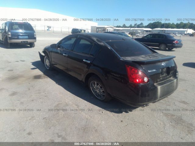 1N4BA41E86C847479 - 2006 NISSAN MAXIMA SE/SL Black photo 3