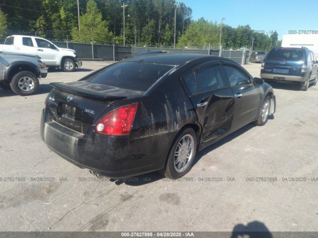 1N4BA41E86C847479 - 2006 NISSAN MAXIMA SE/SL Black photo 4