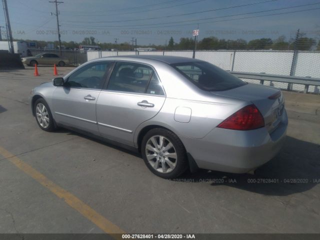 1HGCM66487A095203 - 2007 HONDA ACCORD SE Silver photo 3