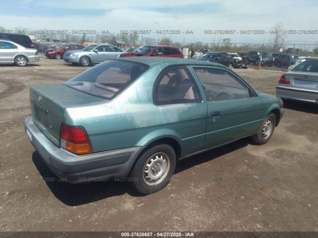 JT2EL55D5S0040107 - 1995 TOYOTA TERCEL STD Green photo 4