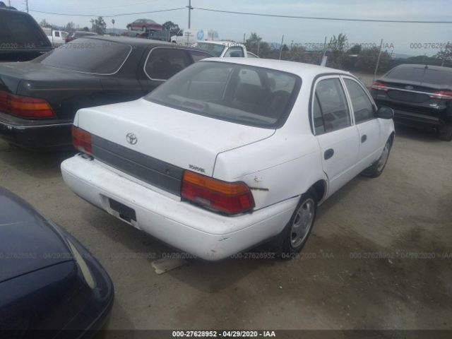 1NXAE04E5PZ037393 - 1993 TOYOTA COROLLA  White photo 4