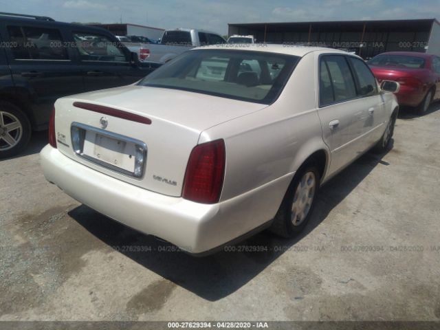 1G6KD54Y32U146787 - 2002 CADILLAC DEVILLE  White photo 4