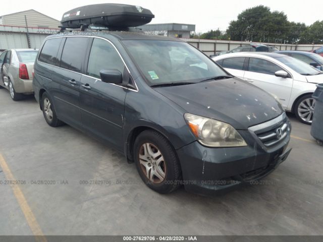 5FNRL38716B081604 - 2006 HONDA ODYSSEY EXL Gray photo 1