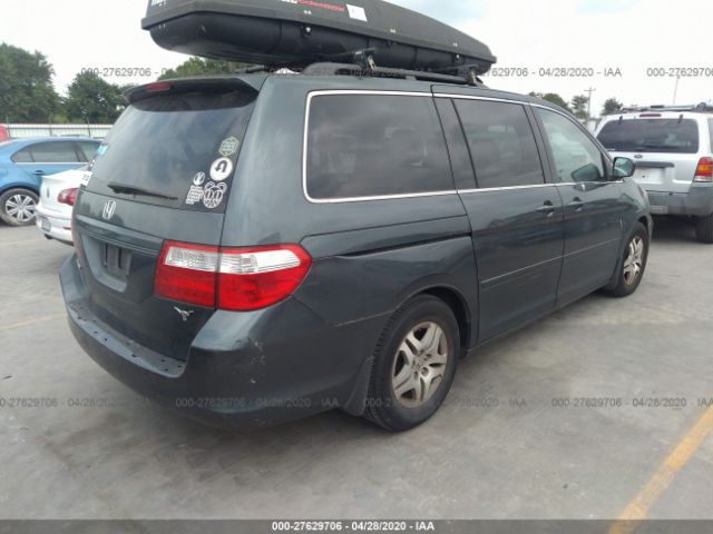 5FNRL38716B081604 - 2006 HONDA ODYSSEY EXL Gray photo 4