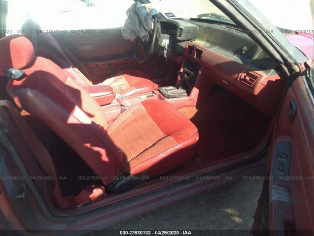 1FACP44M3MF151405 - 1991 FORD MUSTANG LX Red photo 5