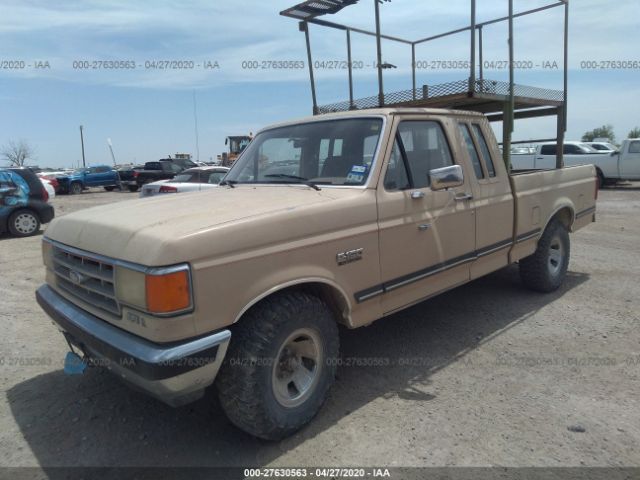 1FTEX15N3JKA16906 - 1988 FORD F150  Brown photo 2