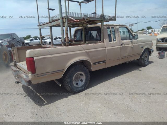 1FTEX15N3JKA16906 - 1988 FORD F150  Brown photo 4