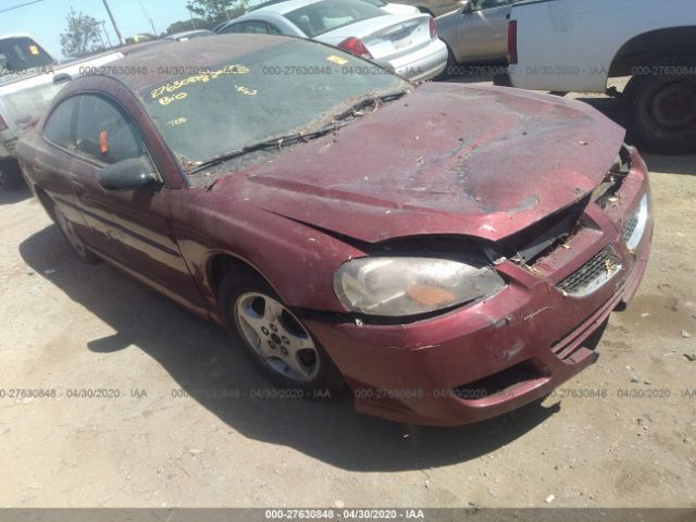 4B3AG42G94E141935 - 2004 DODGE STRATUS SXT Red photo 1